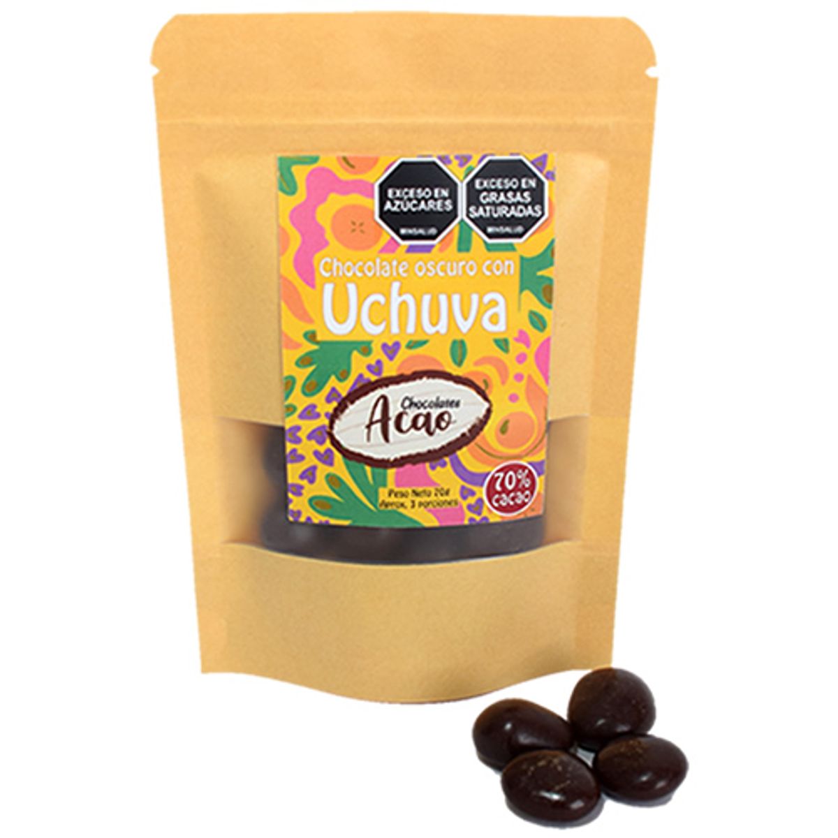 GENERICO - Uchuva Con Chocolate Oscuro 70%