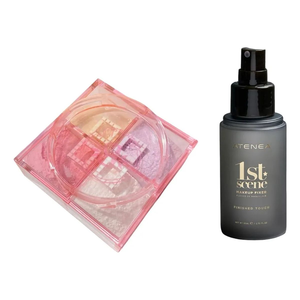 ATENEA - Fijador De Maquillaje Mate Polvo Suelto 4en1 Sellado Pro