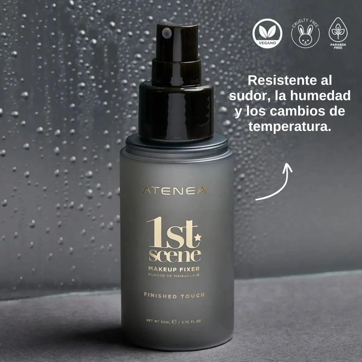 ATENEA - Fijador De Maquillaje Mate Polvo Suelto 4en1 Sellado Pro