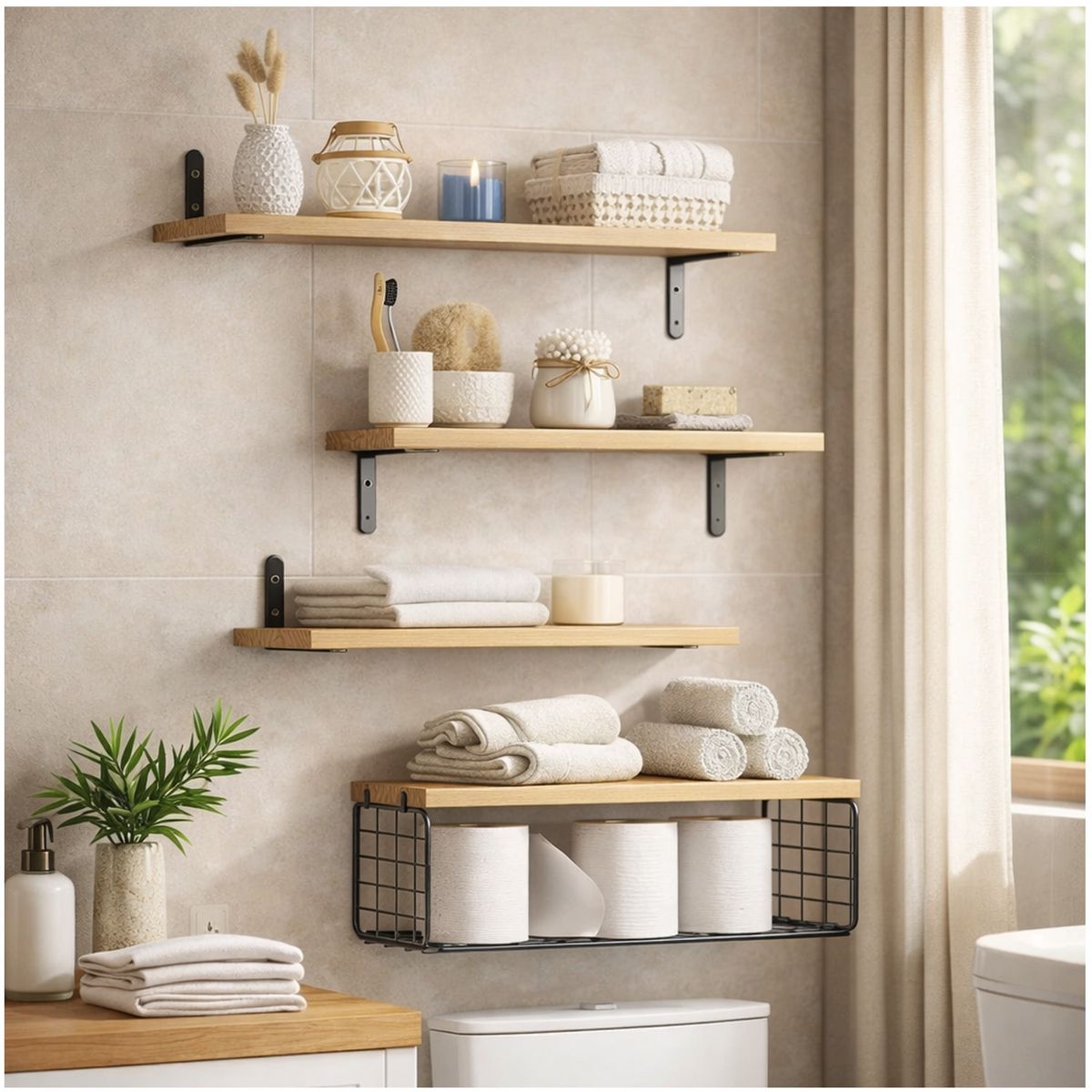 ONE PIXEL - Repisas Flotantes Para El Hogar Decorador Multifuncional