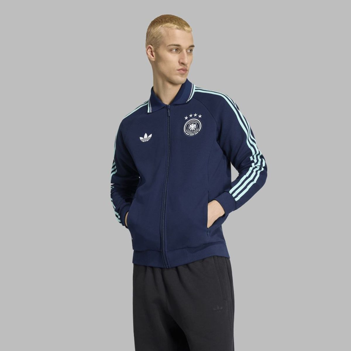 ADIDAS - Chaqueta adidas Hombre Anthem Visitante Alemania - Azul