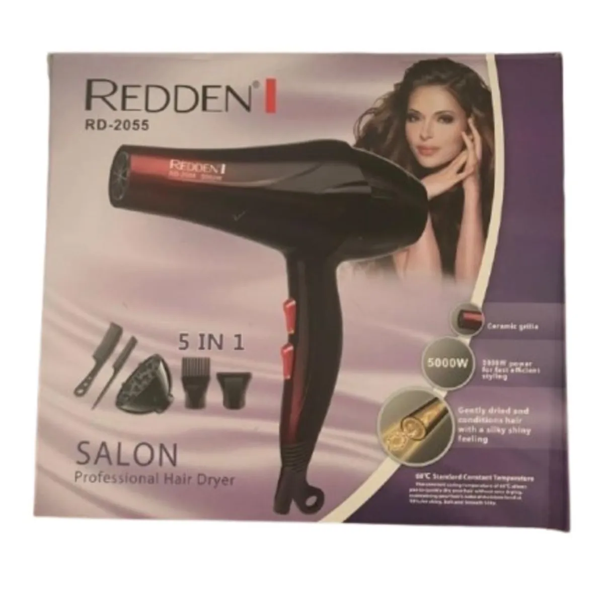 GENERICO - Secador de Cabello Profesional 5 en 1