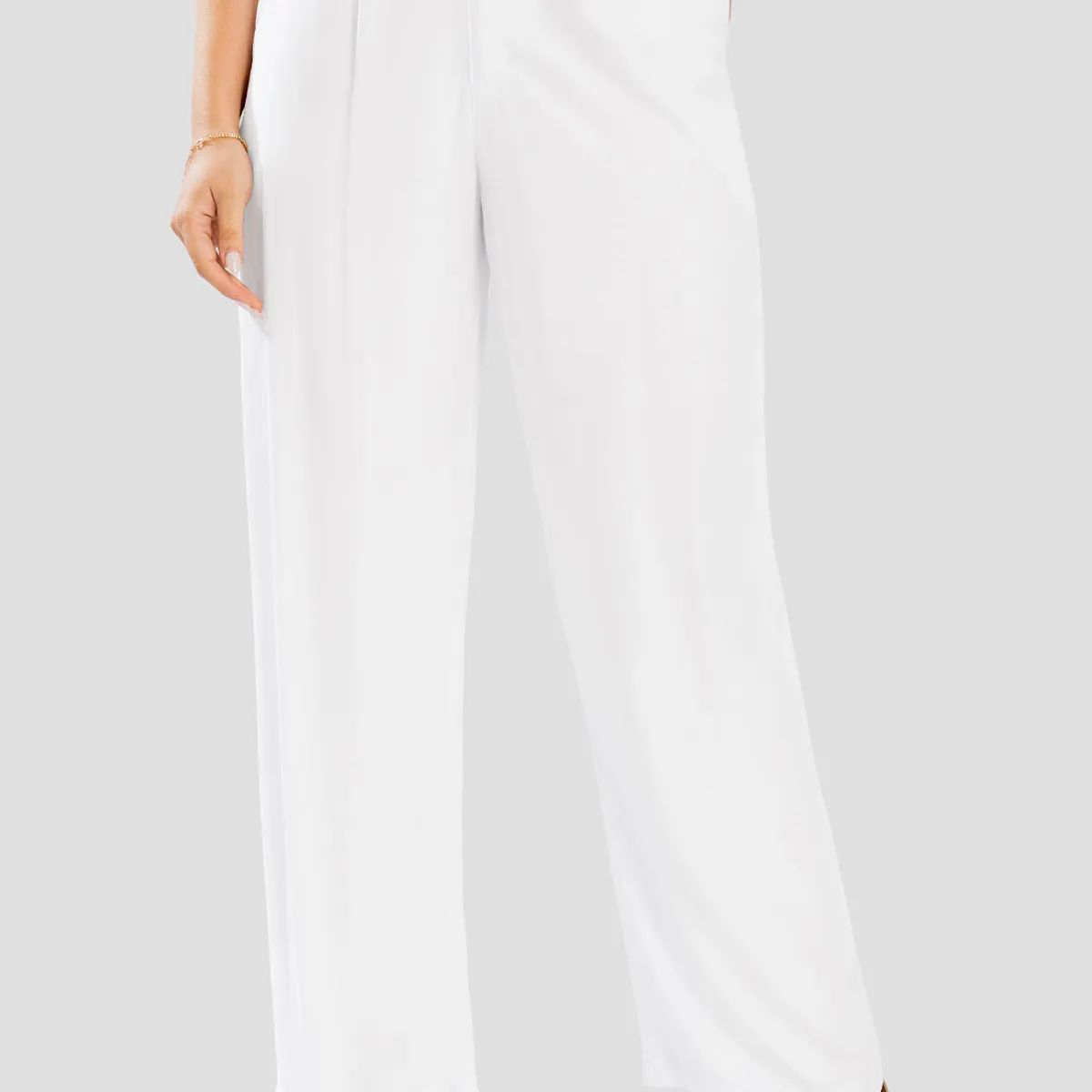 MARKETING PERSONAL - Pantalón Mujer Blanco Mp 114107