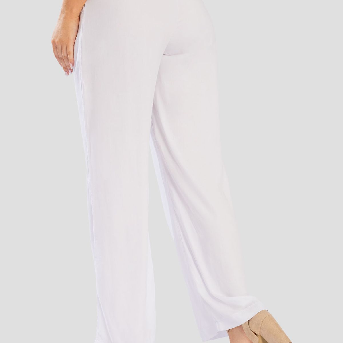 MARKETING PERSONAL - Pantalón Mujer Blanco Mp 114107