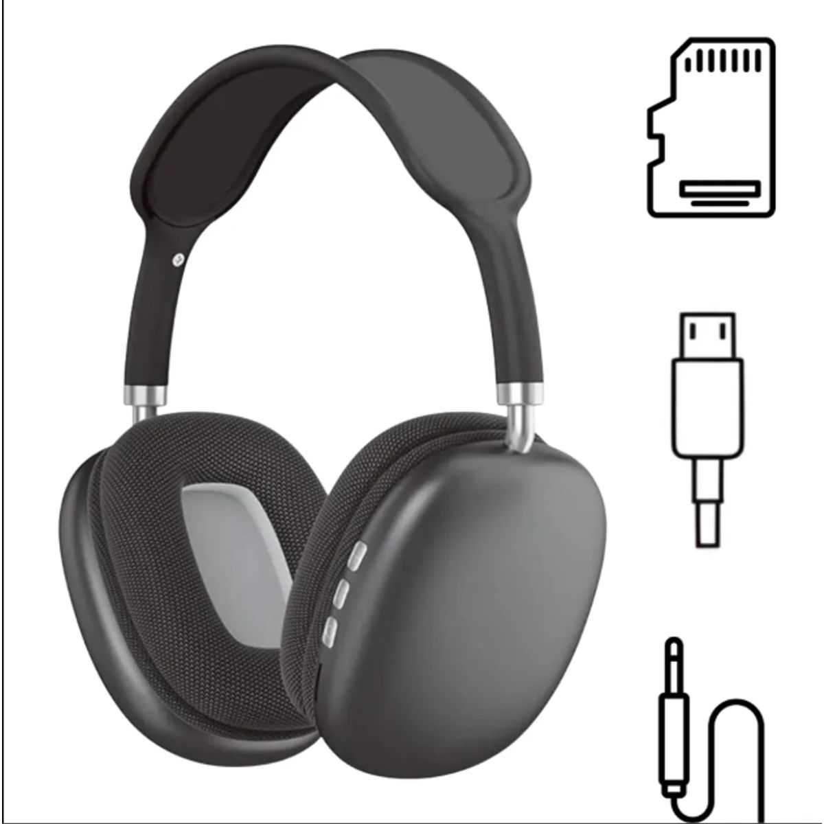 GENERICO - Audifonos air pro mas P9C+ color negro