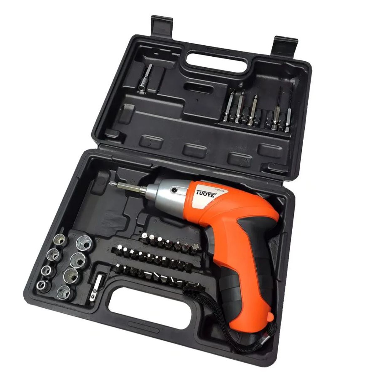 GENERICO - Destornillador Eléctrico Inalámbrico con Kit de Accesorios 46 piezas
