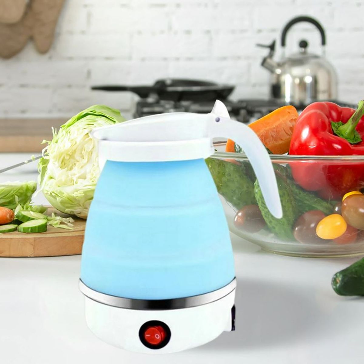 GENERICO - Hervidor de agua electrico portatil plegable