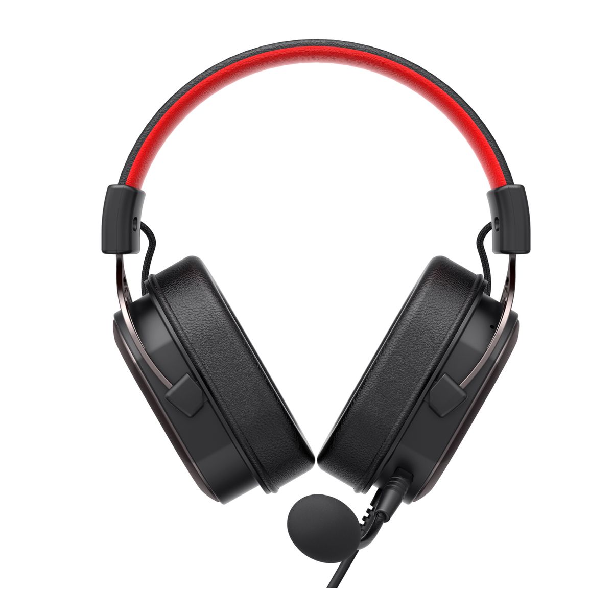 HAVIT - Auriculares Gamer con Cable, Conector De 3.5 MM, Micrófono Desmontable HD, Ocre-Rojo