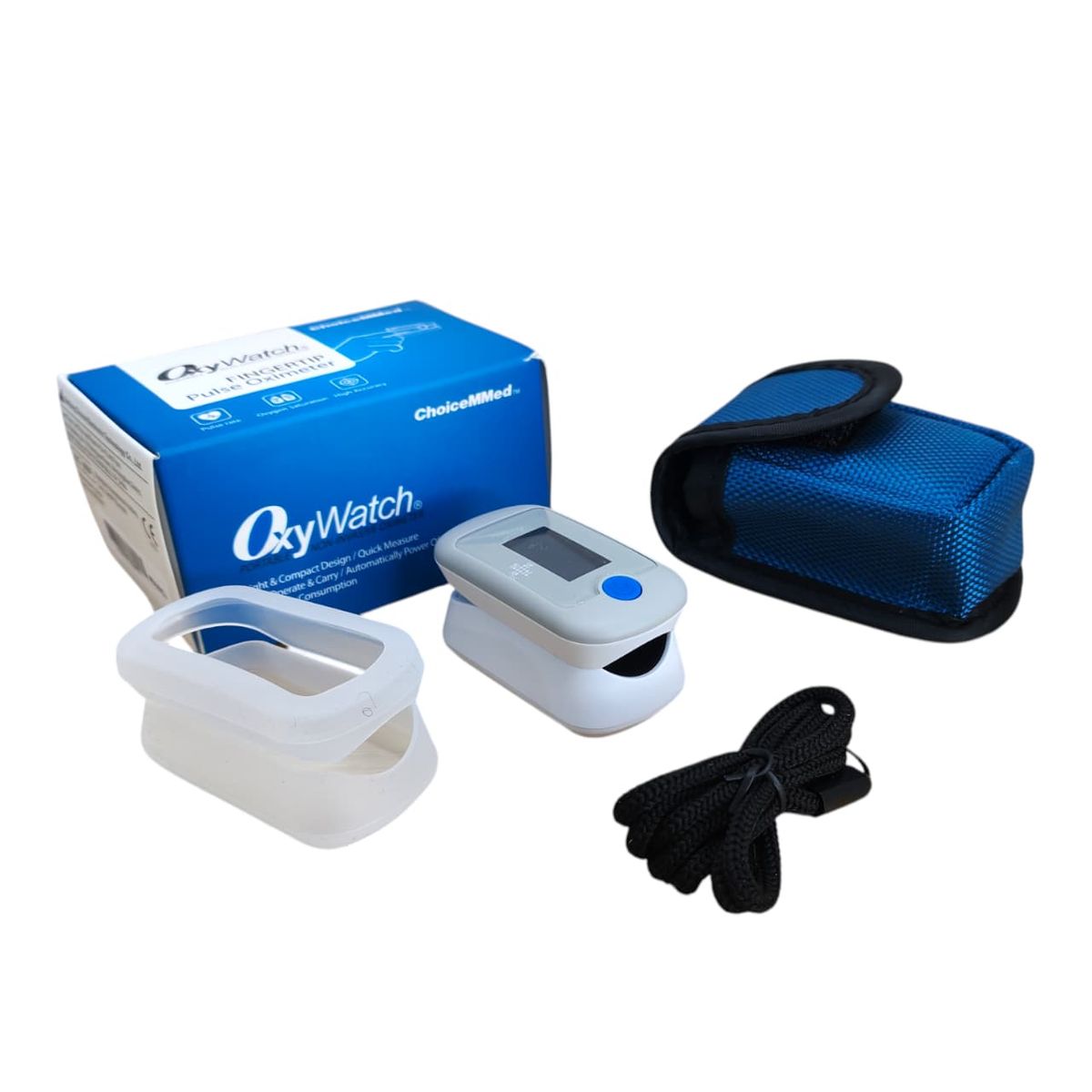 CHOICEMMED - Pulsoximetro choicemmed oxiwatch con curva Blanco md300c2
