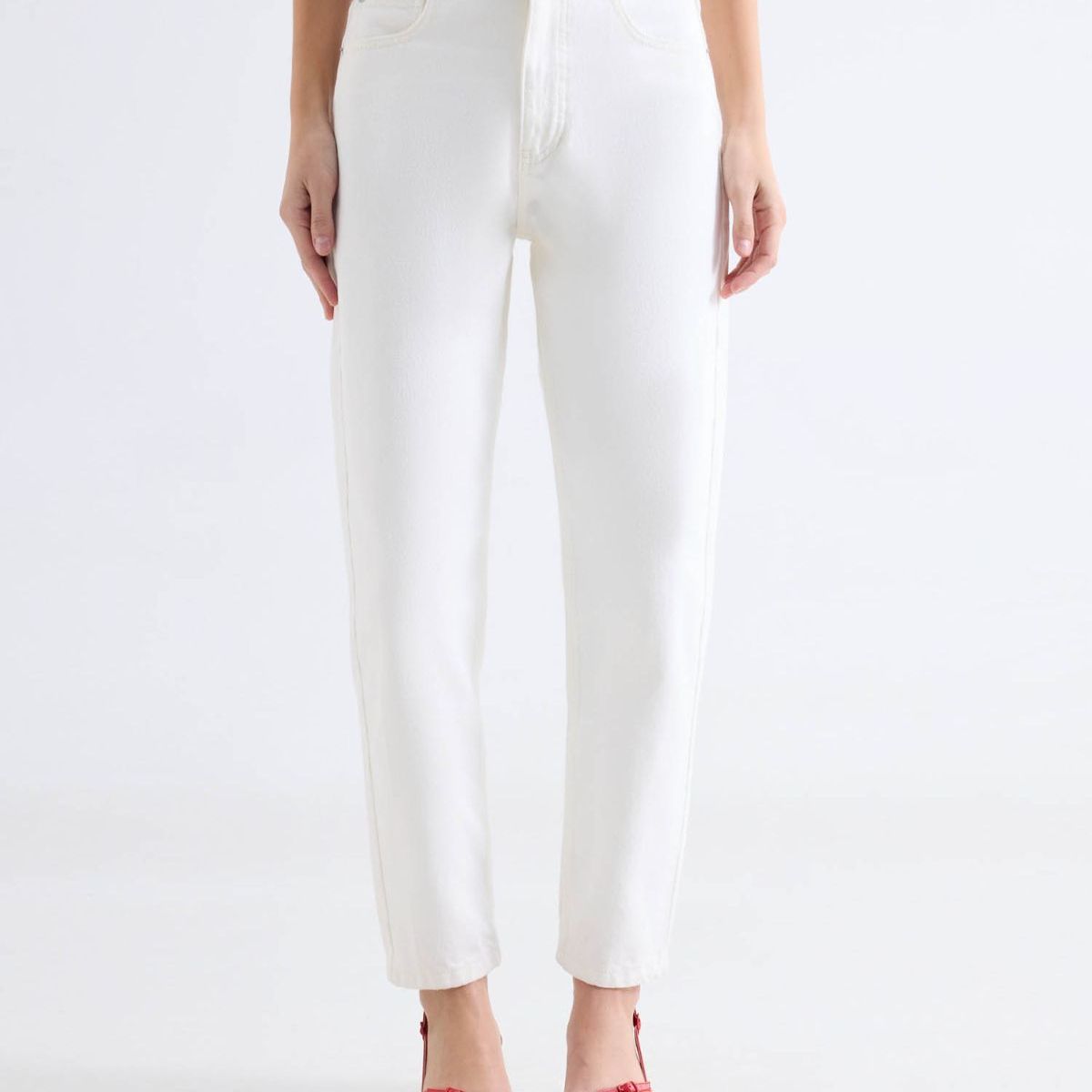 SEVEN SEVEN - Jean  Para Mujer Mom Color Blanco Marca Seven Seven #28167407