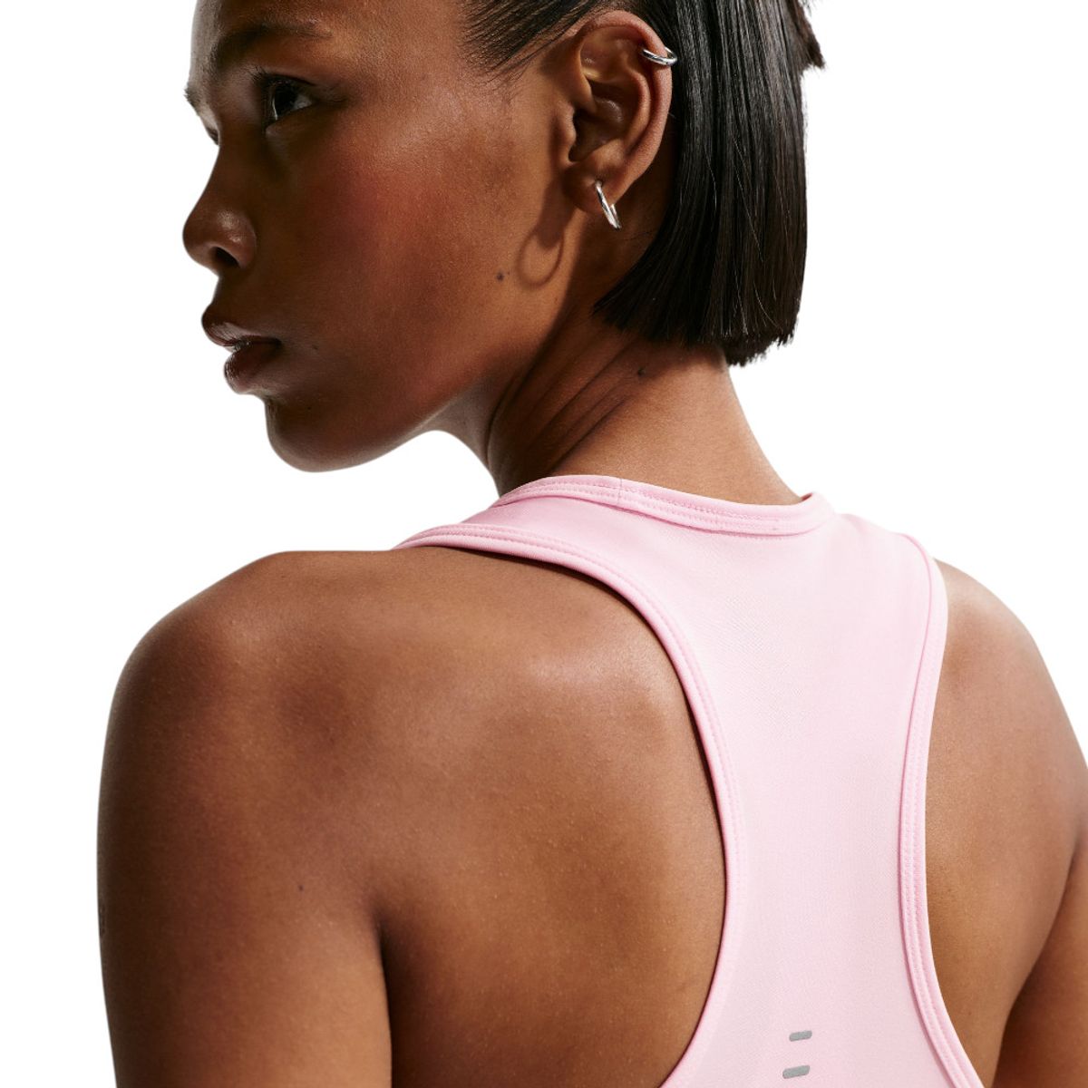 NIKE - Camiseta Sin Mangas Nike Tempo Swoosh Run Df Tank Mujer-Rosa
