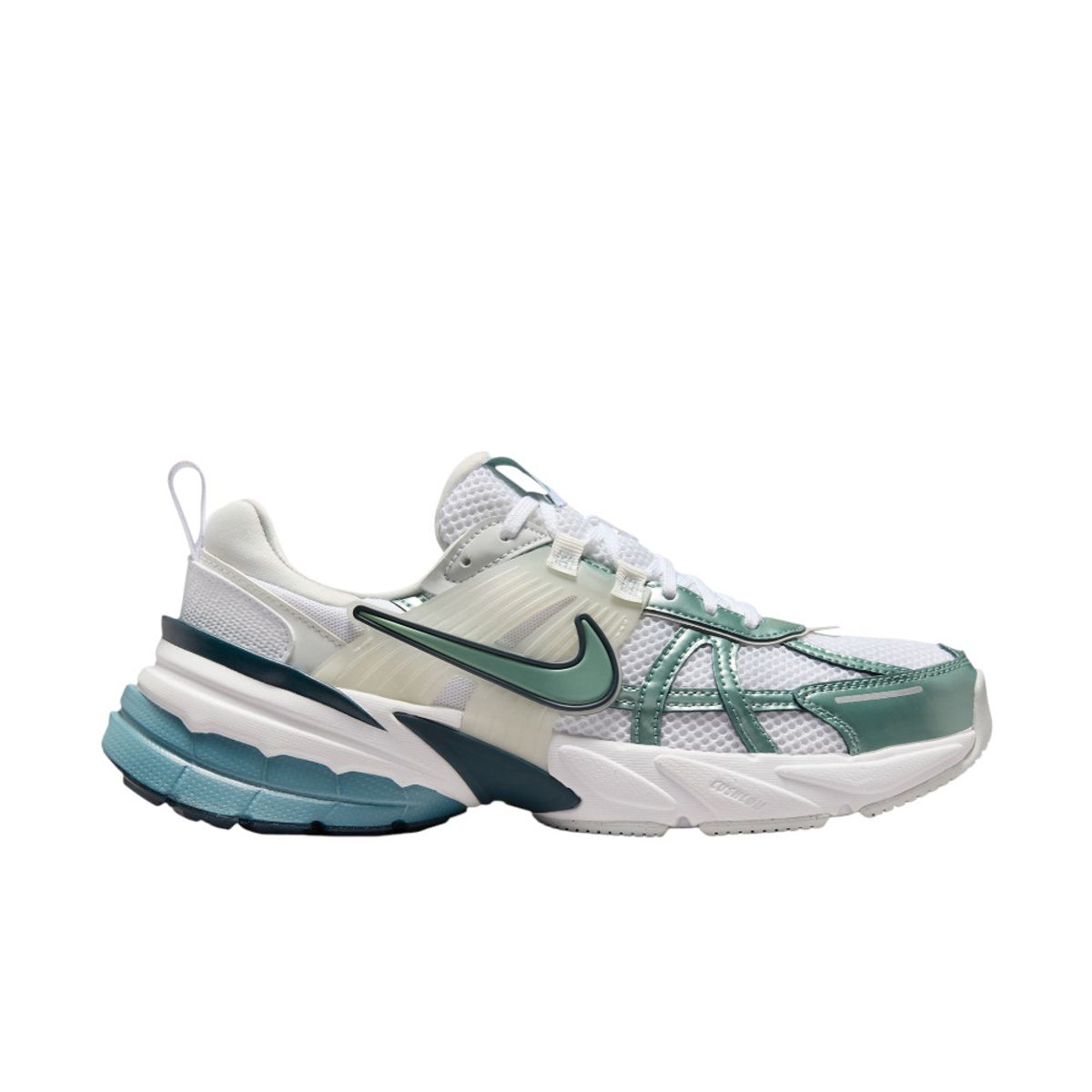 NIKE - Tenis Nike V2K Run Mujer-Blanco/Verde