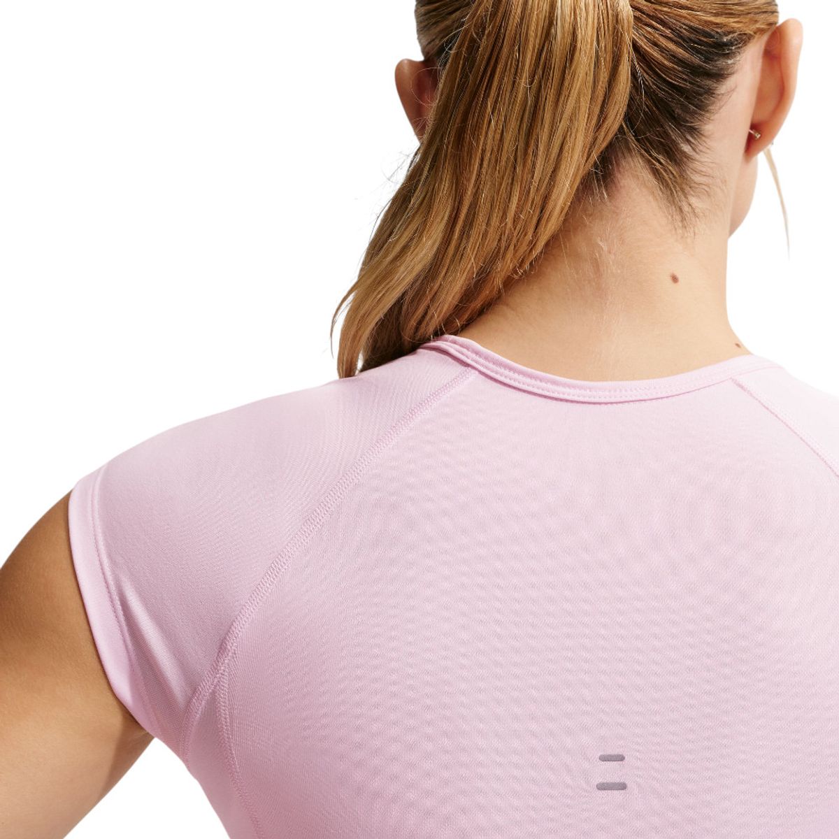 NIKE - Camiseta Nike Tempo Swoosh Run Df Ss Mujer-Rosa