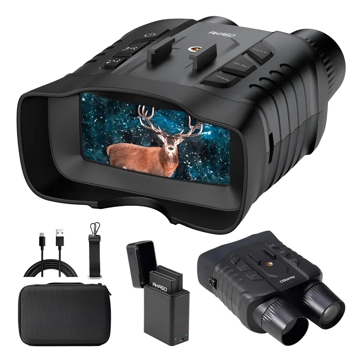 AKASO - Gafas Binoculares Visión Nocturna A Color Akaso Seemor-200