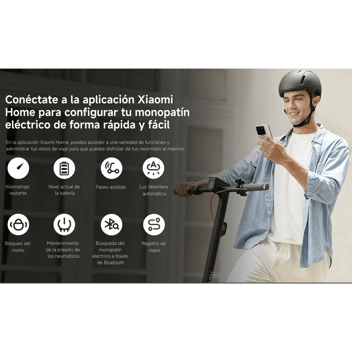 XIAOMI - Scooter eléctrico Xiaomi 5 Plus con asiento Velocidad Max 25km/h - 400W/900W - 60km