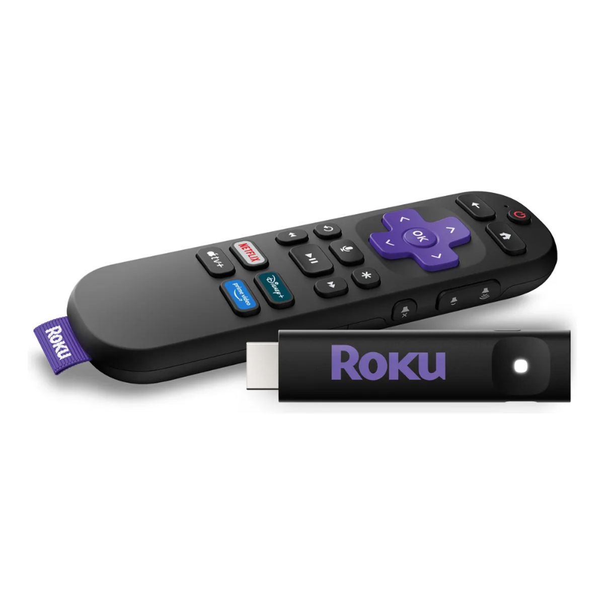 ROKU - Convertidor smart tv Roku stick Control Por Voz y Bluetooth