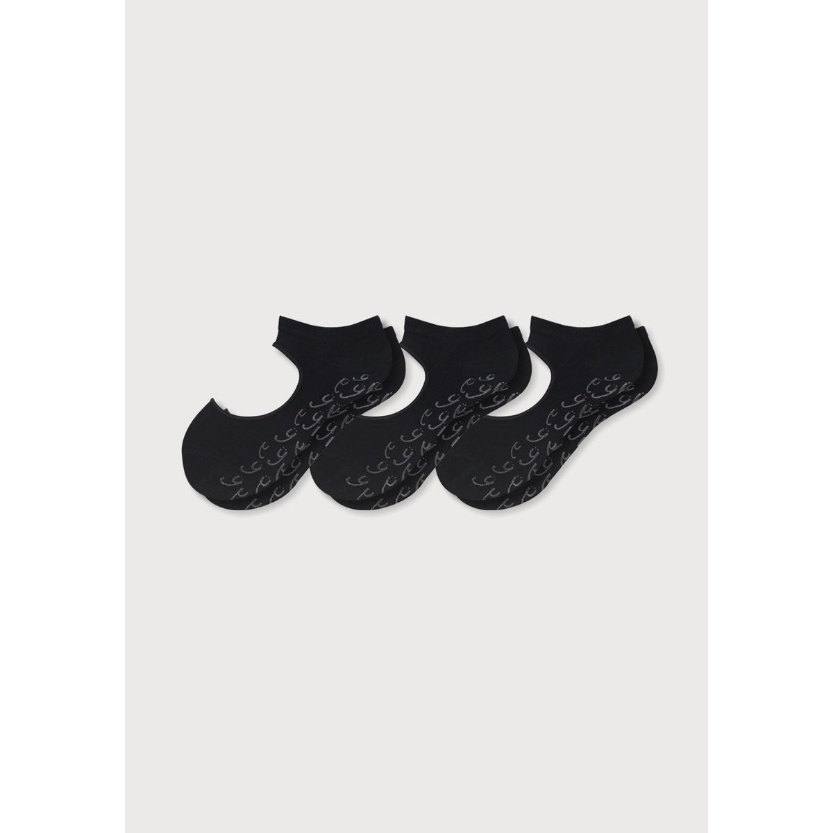 MR HAPPY - MR HAPPY Media Pilates Yoga Antideslizante Dama Negro 35-39 Pack x3