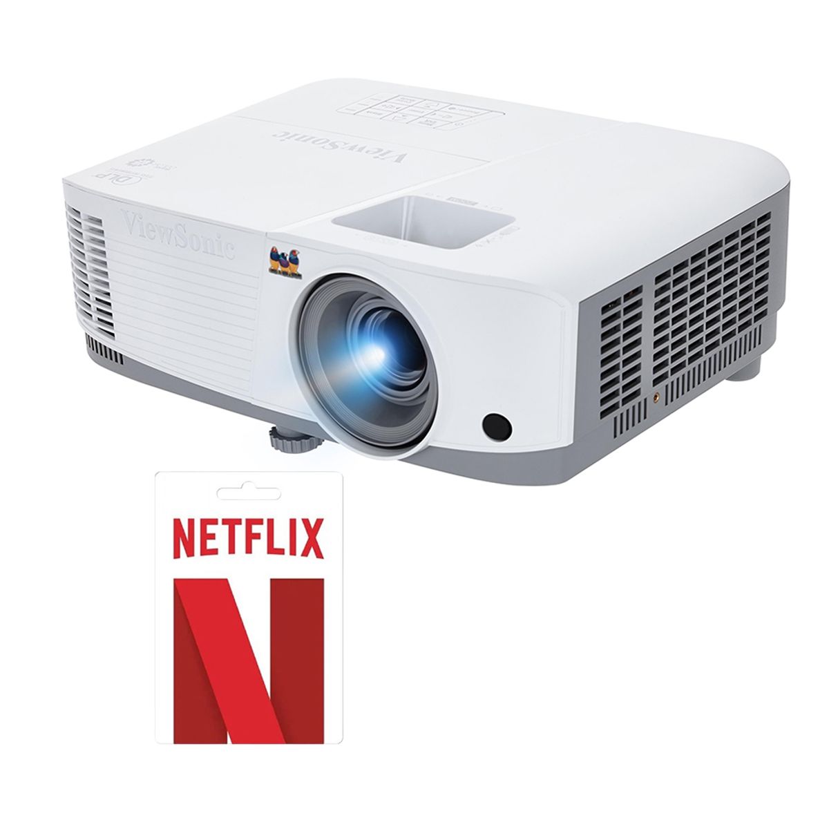 VIEWSONIC - Video Proyector Pa503s Viewsonic 4000 Lúmenes Svga HDMI Con Tarjeta Obsequio Netflix 1 mes