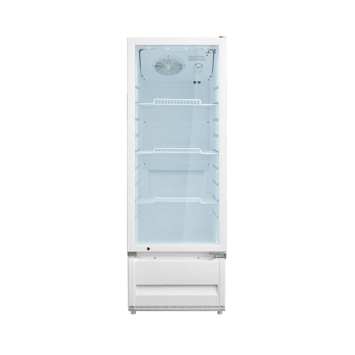 JLC ELECTRONICS - Vitrina Refrigerante Vertical  309 Litros - Modelo  JLC-326SC con Puerta de Cierre Automático, Sistema Antiempañante LOW-E y 4 Parrillas Ajustables