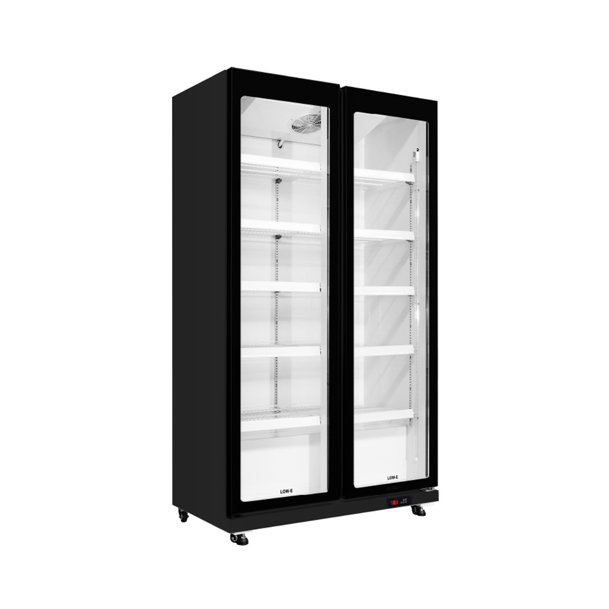 JLC ELECTRONICS - Vitrina Refrigerante vertical 690 Litros - Modelo  JLC-720SCPMNB con Iluminación Multifuncional de 3 Colores y Enfriamiento Rápido