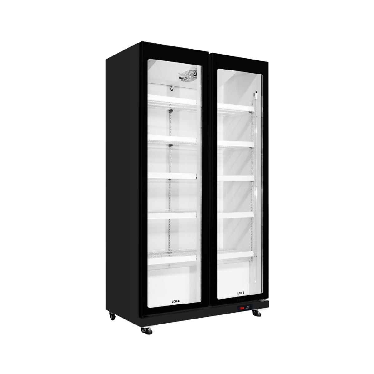 JLC ELECTRONICS - Vitrina Refrigerante vertical 690 Litros - Modelo  JLC-720SCPMNB con Iluminación Multifuncional de 3 Colores y Enfriamiento Rápido