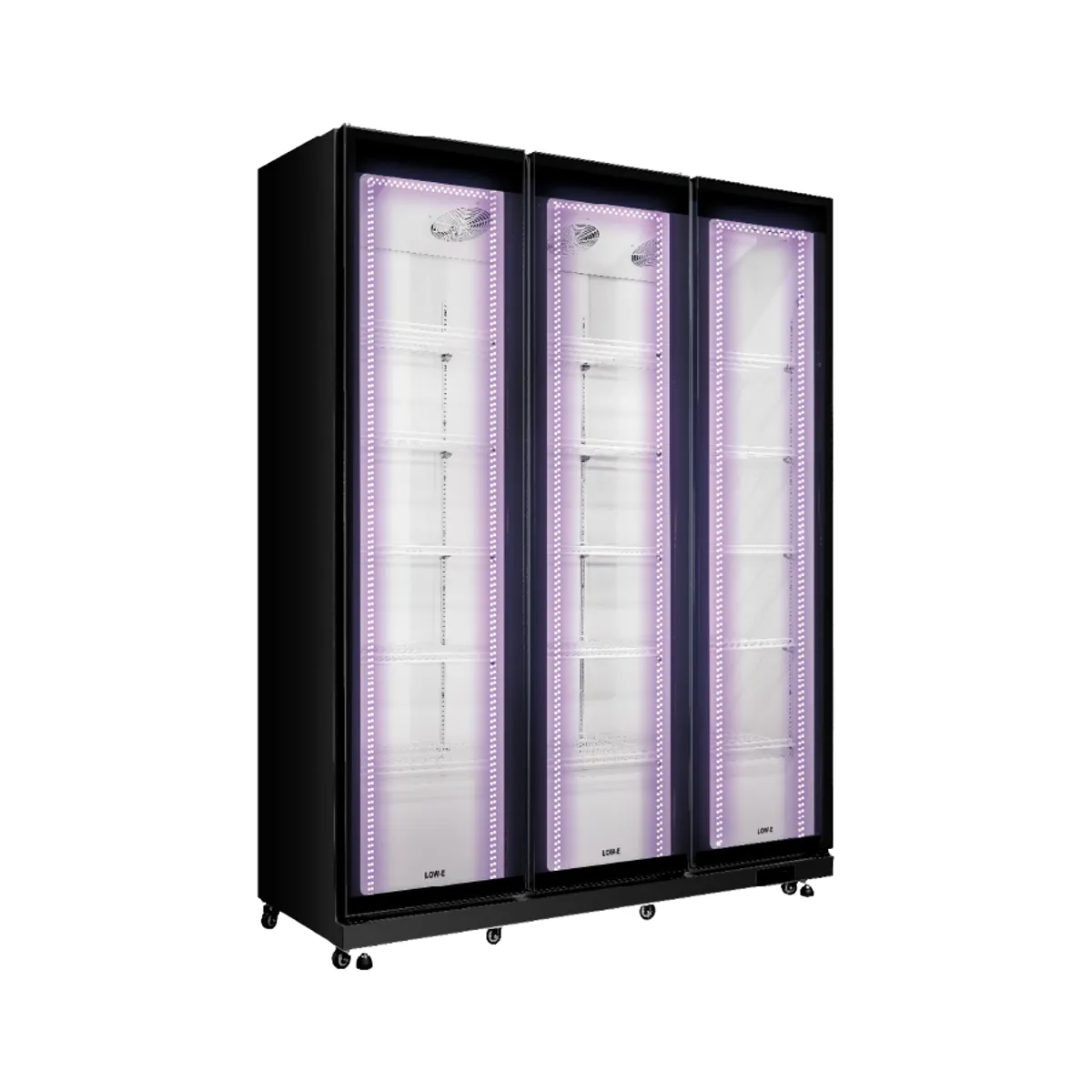 JLC ELECTRONICS - Vitrina Refrigerante vertical 1070 Litros - modelo JLC-1120SCPMNB LUZ LED