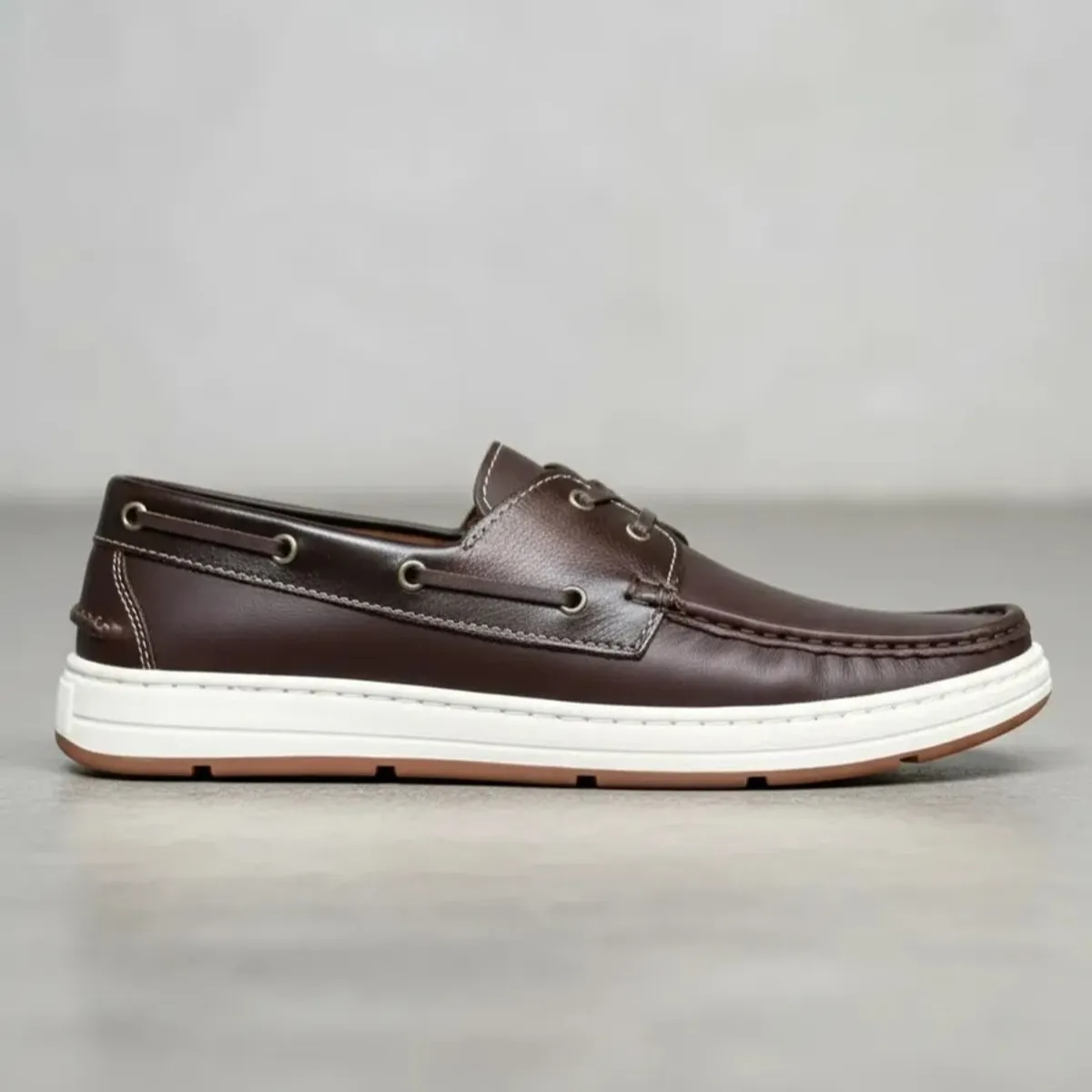 EVEGONZ - Mocasines en Cuero para Hombre Marron