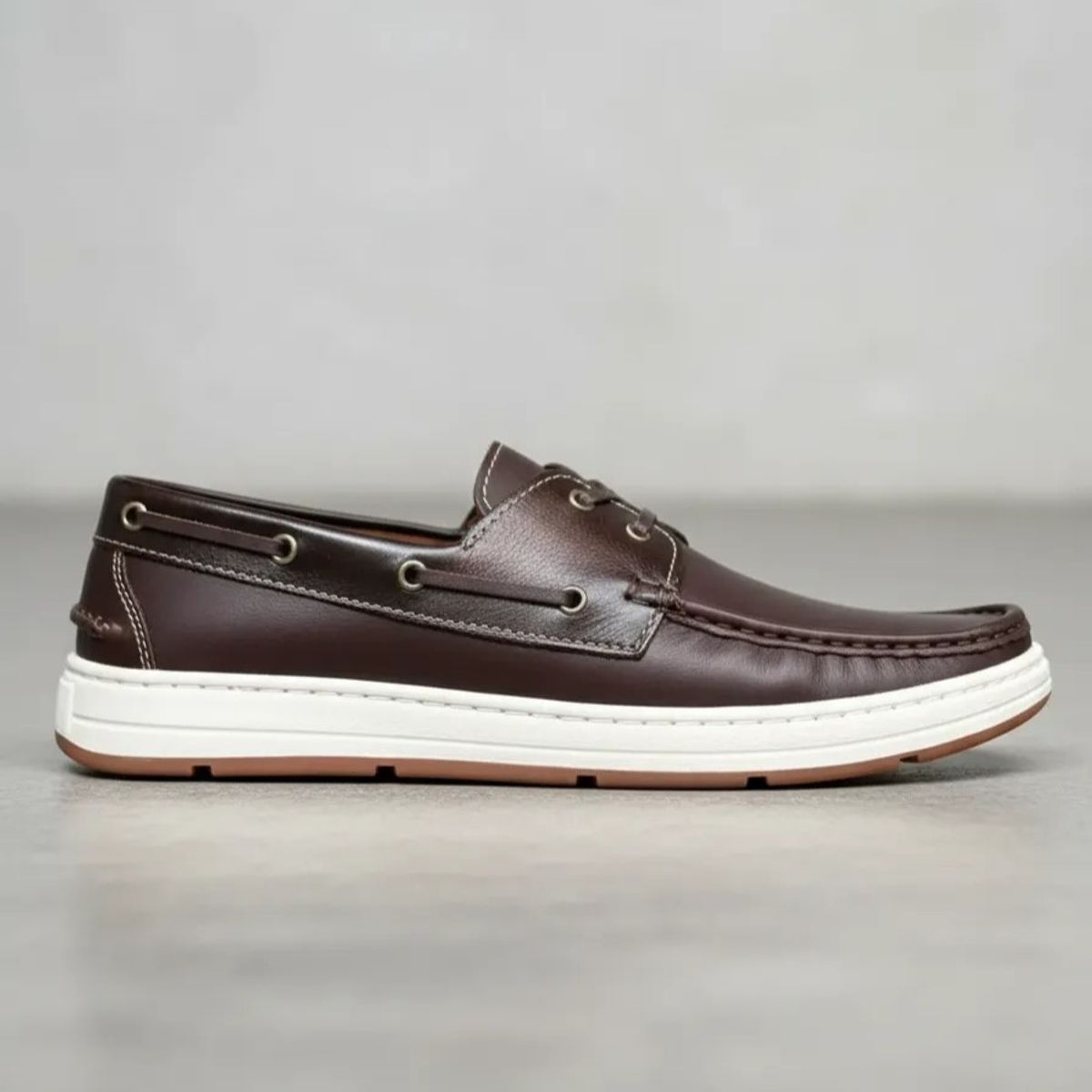 EVEGONZ - Mocasines en Cuero para Hombre Marron