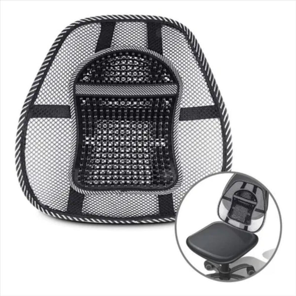 CLEAR - Soporte Espalda Corrector Postura Silla Resistente No Generica