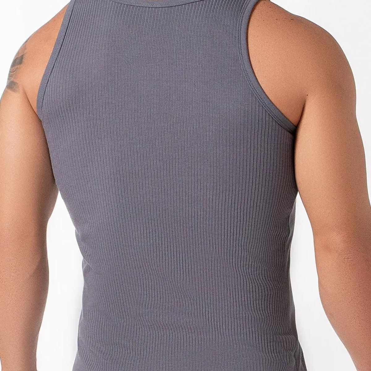 DIANE & GEORDI - Camiseta cuello redondo acanalada 2203 - Gris