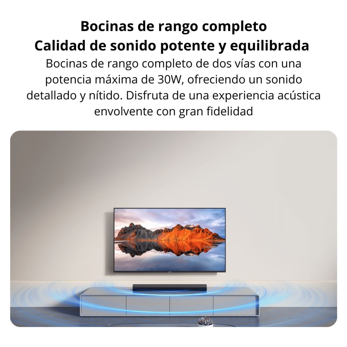 XIAOMI - Barra de Sonido Xiaomi Soundbar 2.0CH de 30W, Bluetooth 5.3 Entrada Óptica, SPDIF, AUX para TV y PC