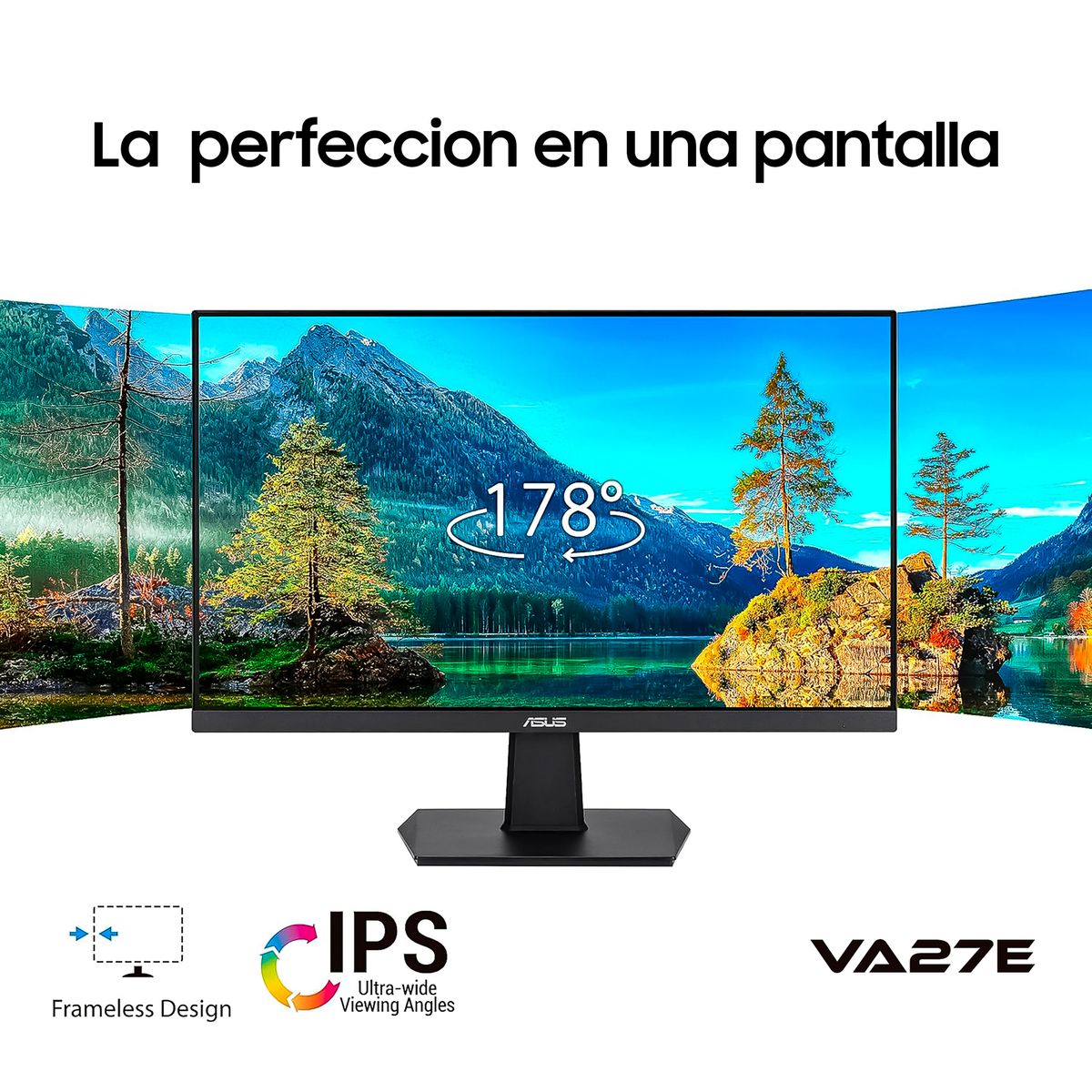 ASUS - Monitor ASUS VA27EHF 27 pulgadas IPS Full HD 100Hz 1ms Negro