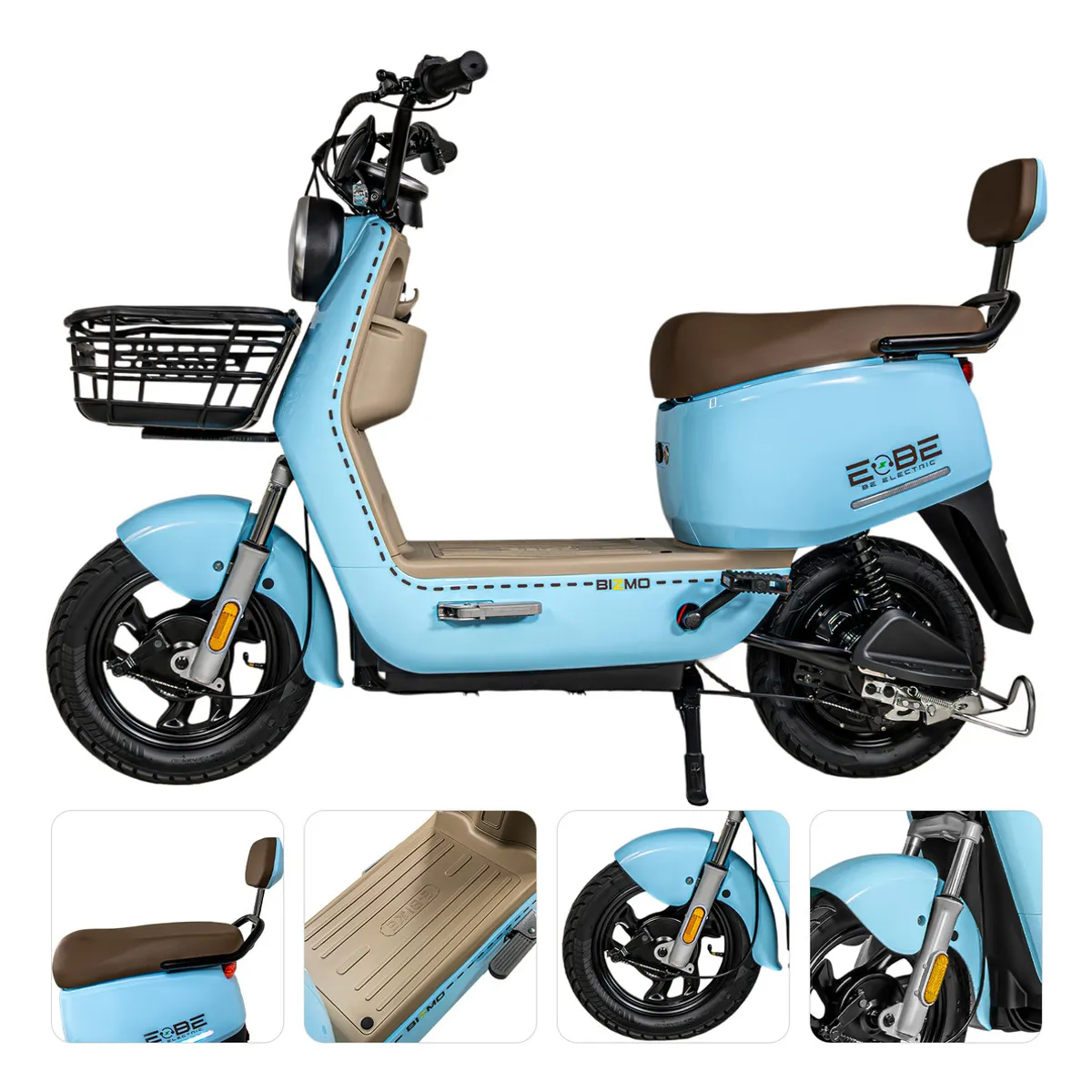 CENTURFIT - Bicicleta Electrica Moto Scooter 350w 25Km/h 3 Velocidades