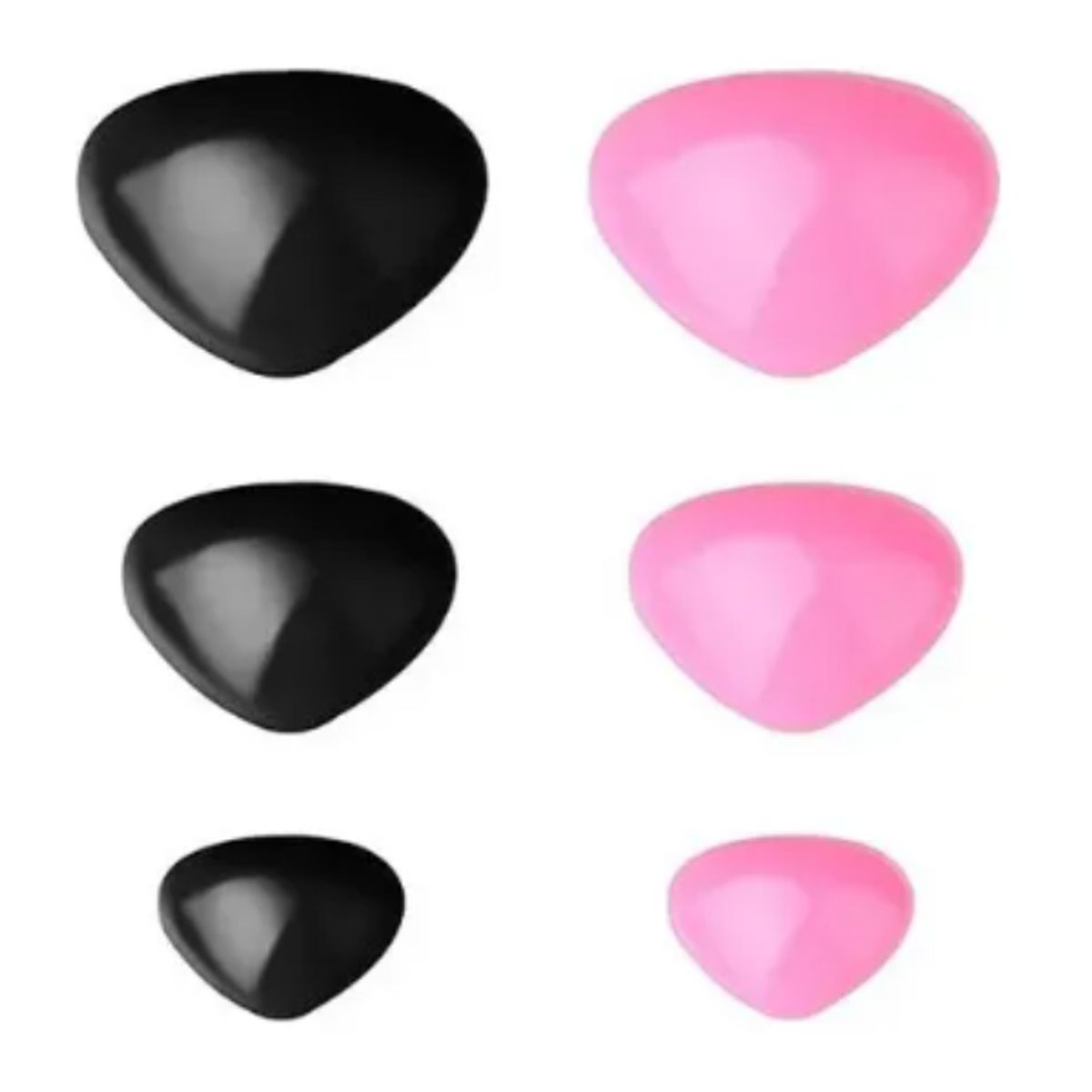 GENERICO - Manualidades Amigurumi Nariz De Seguridad 15 Mm 100und