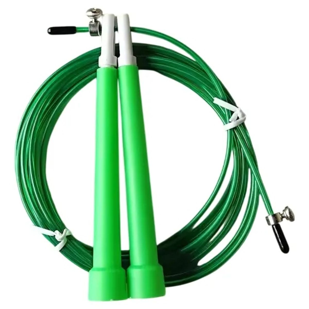 GENERICO - Cuerda Para Saltar Metálica Ajustable Fitness y Resistencia