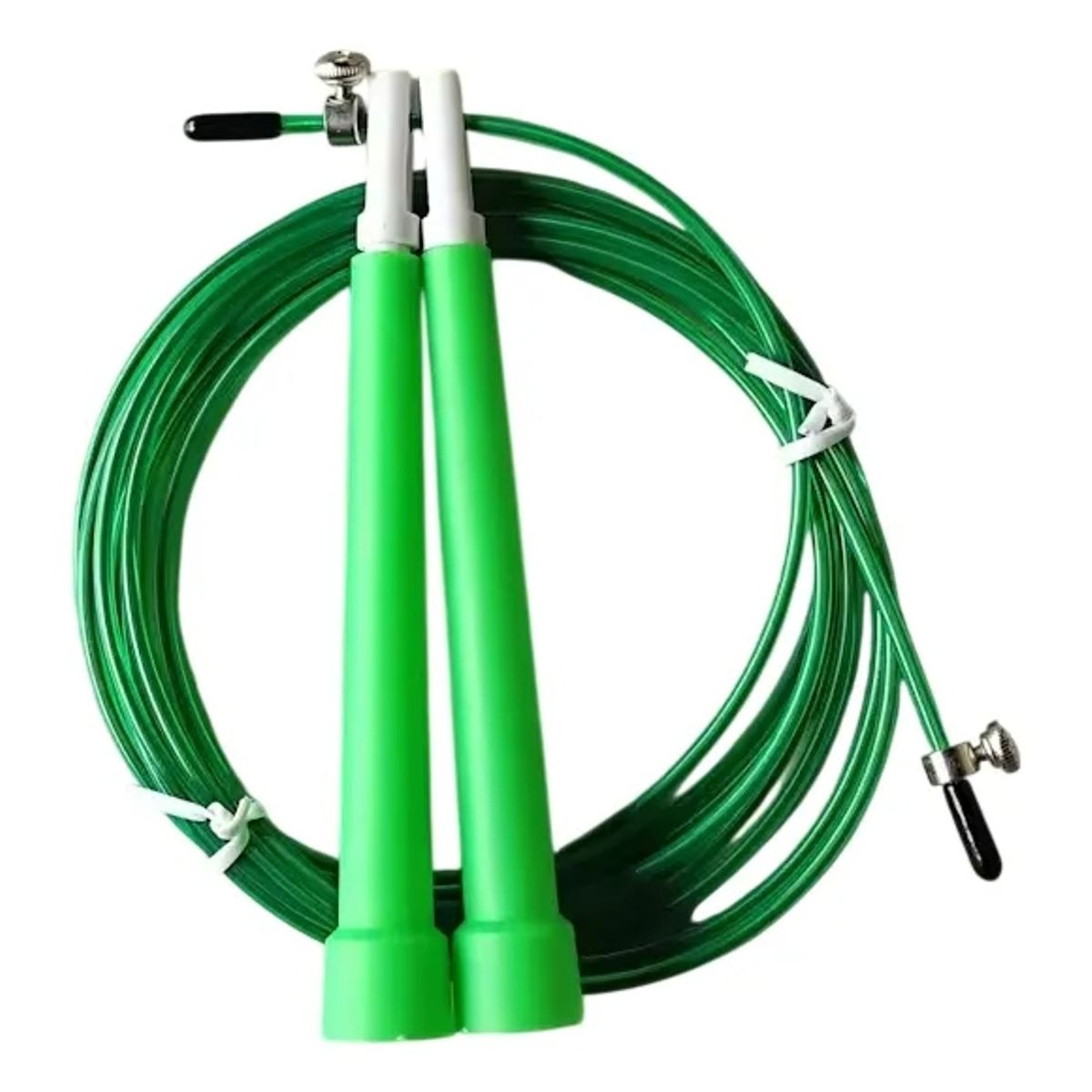 GENERICO - Cuerda Para Saltar Metálica Ajustable Fitness y Resistencia