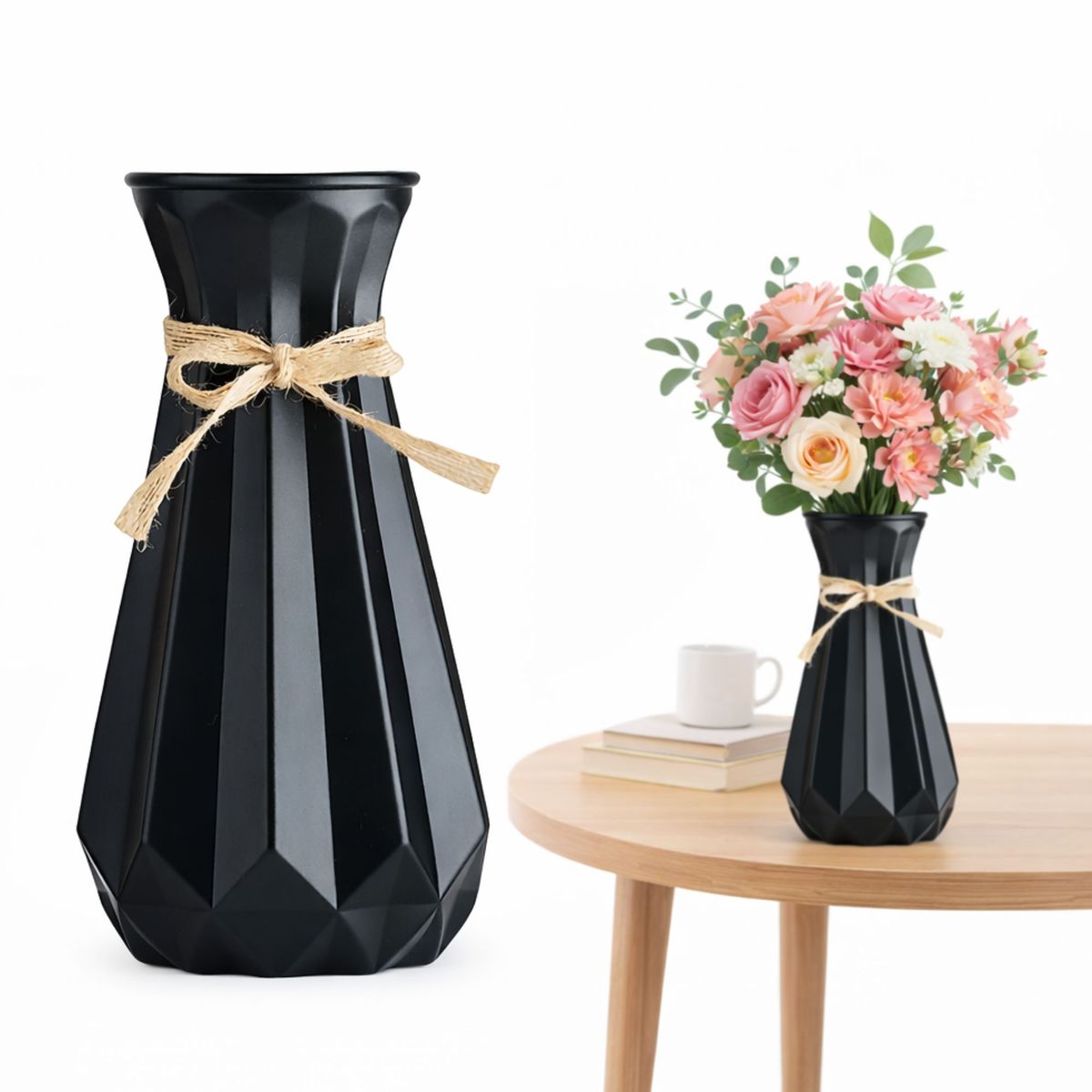 GENERICO - Jarrón Decorativo Moderno Ideal para Flores Naturales o Artificiales