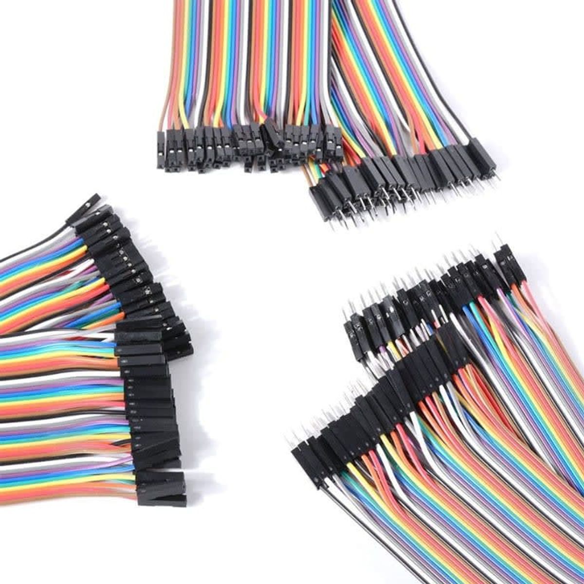 GENERICO - Cables Jumper Dupont 20cm x 40 unidades - H-M