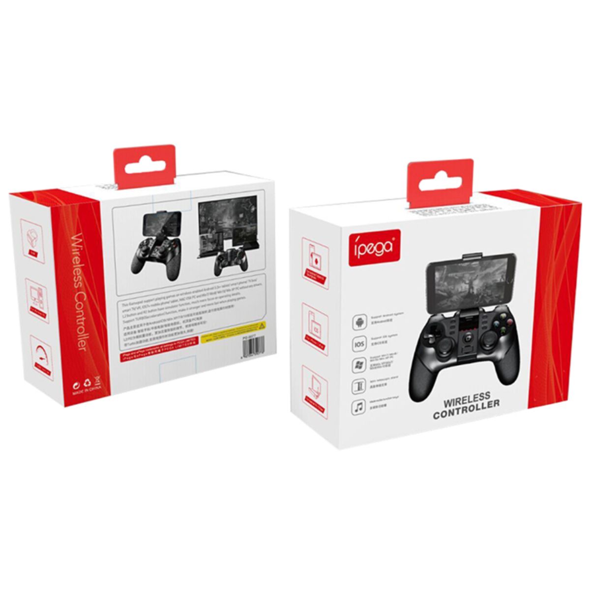 IPEGA - Control Ipega Pg9076 Inalambrico 3 En 1 Rec Usb Cod Freefire