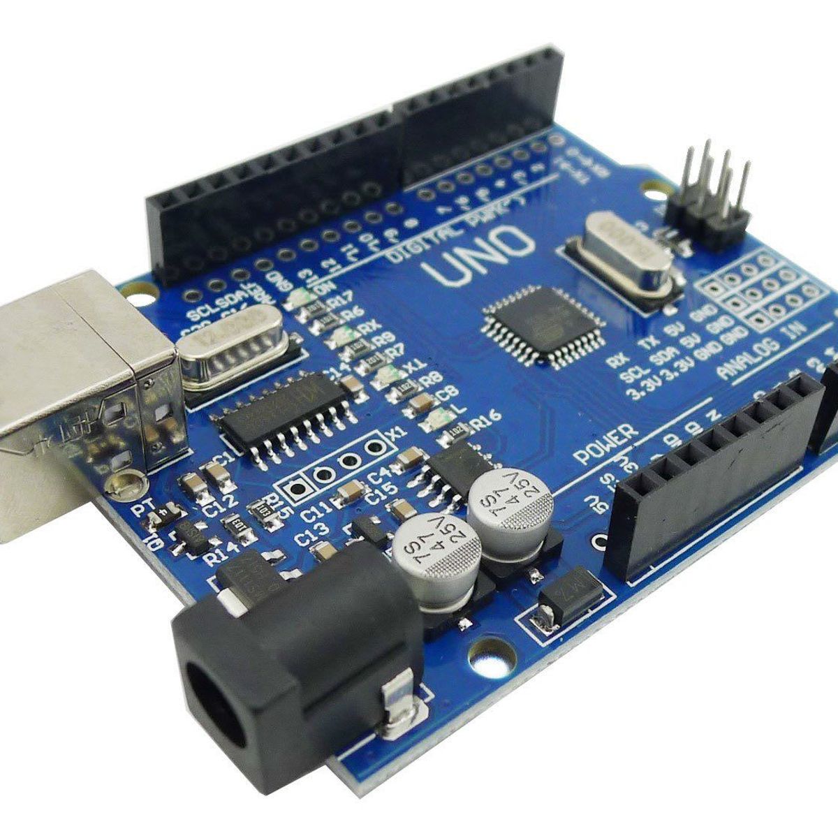 GENERICO - Arduino UNO SMD (ATmega328P) - Placa Microcontrolador USB - Sin Cable