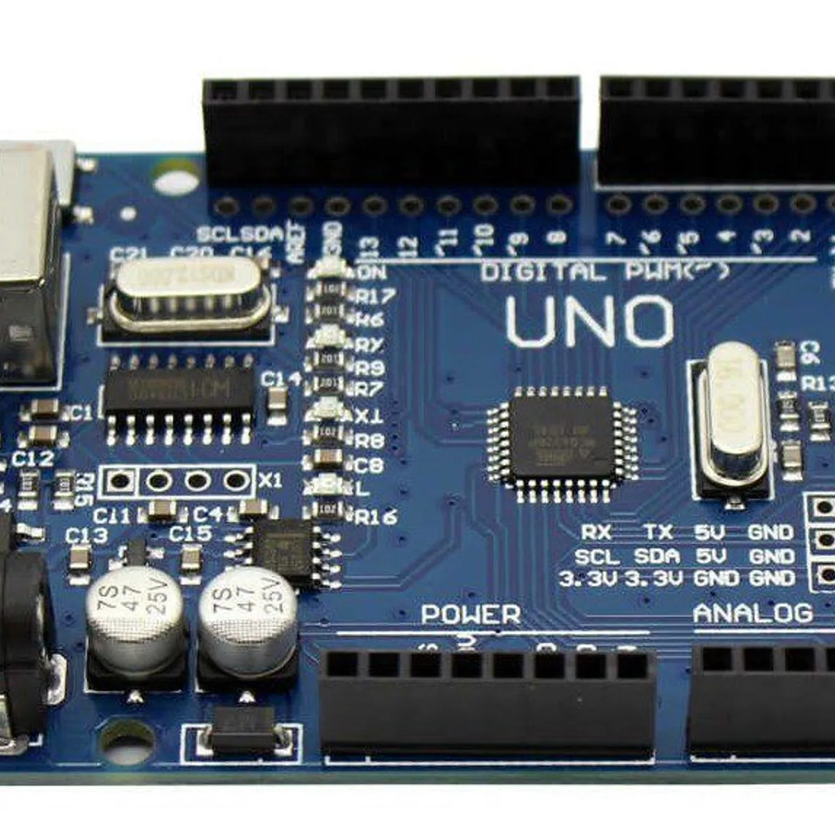 GENERICO - Arduino UNO SMD (ATmega328P) - Placa Microcontrolador USB - Sin Cable