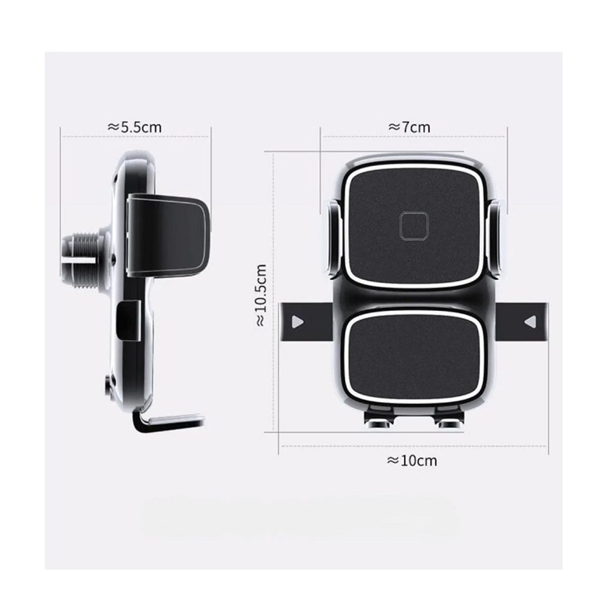 GENERICO - Soporte para Teléfono Moto  Espejo Retrovisor