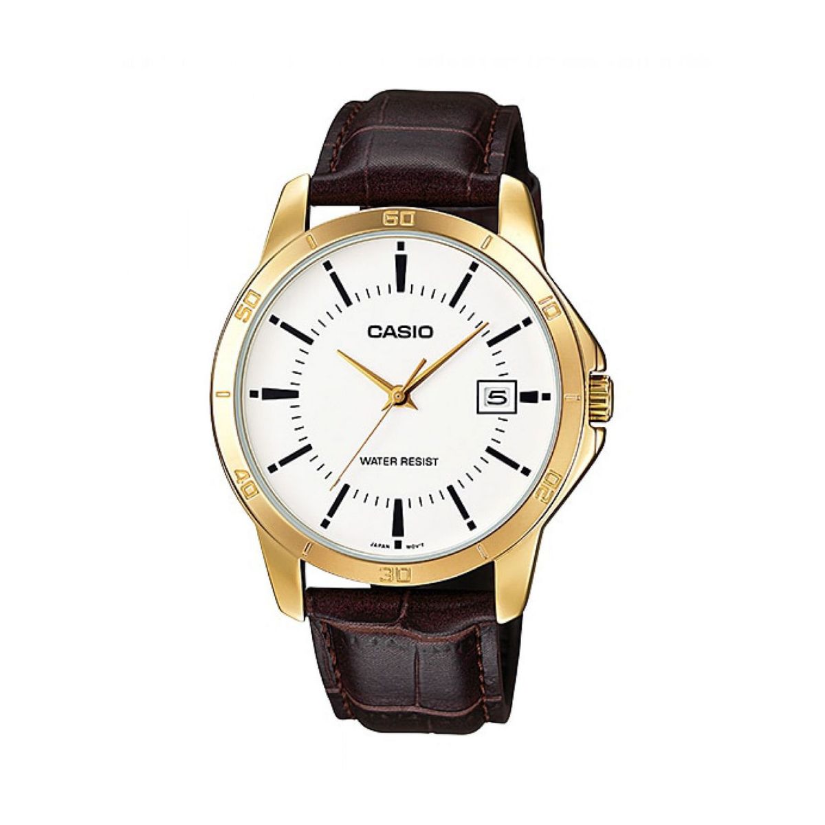 CASIO - Reloj Casio Para Hombre Café Mtpv004gl7a
