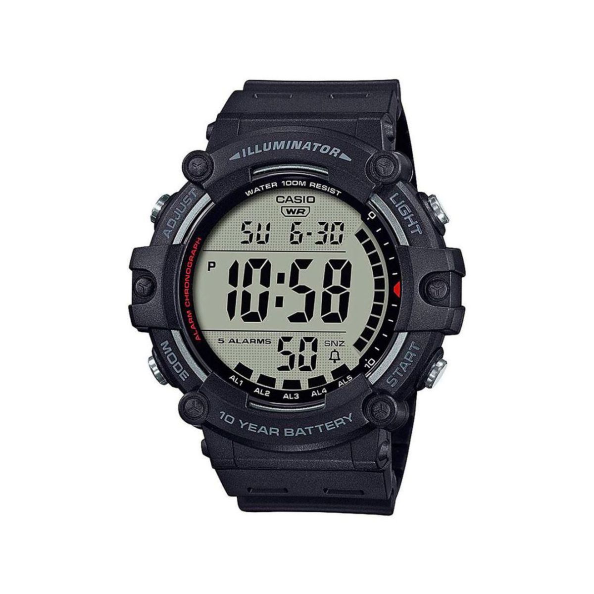 CASIO - Reloj Casio Para Hombre Negro Ae-1500wh-1av