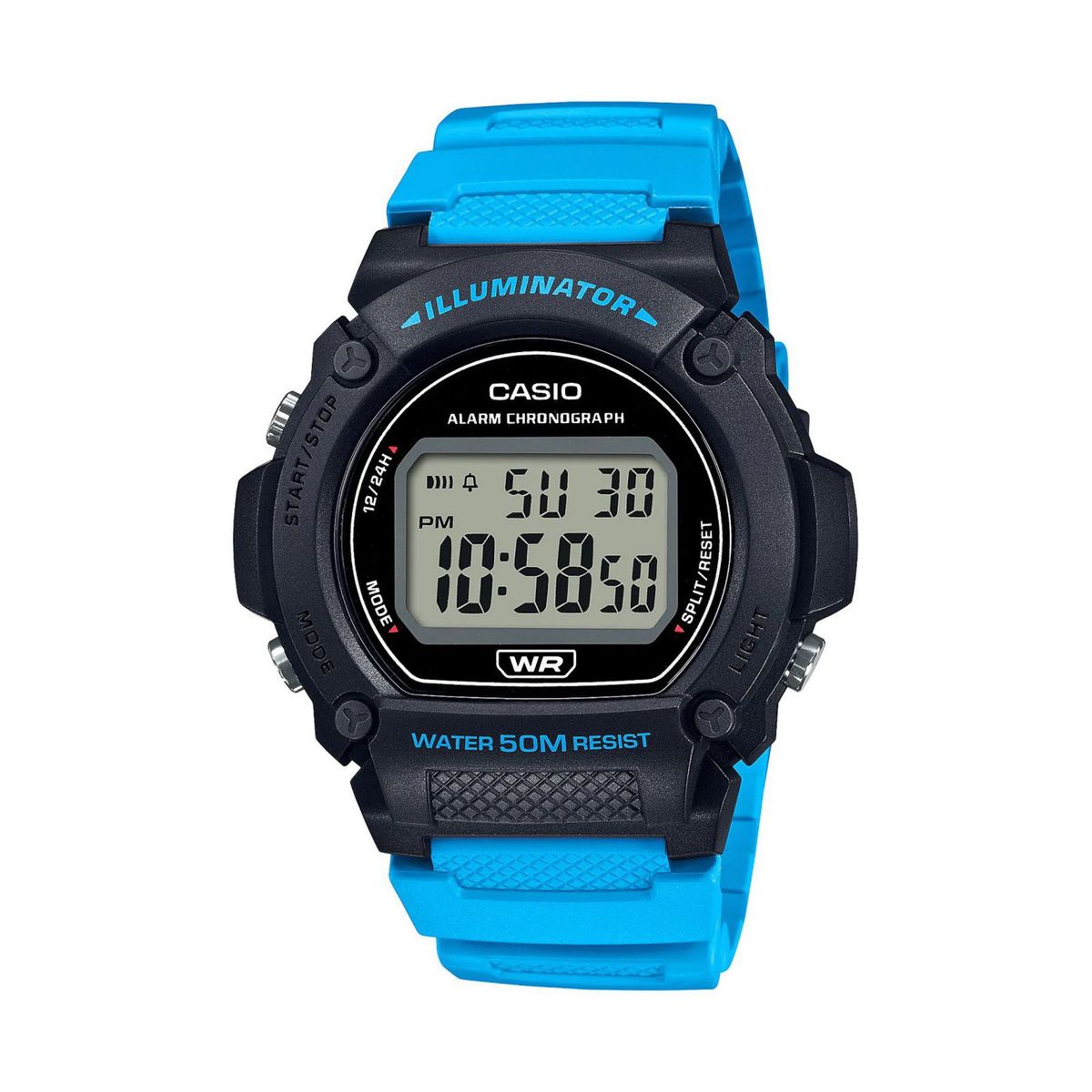 CASIO - Reloj Casio Para Hombre Azul W-219h-2a2vdf