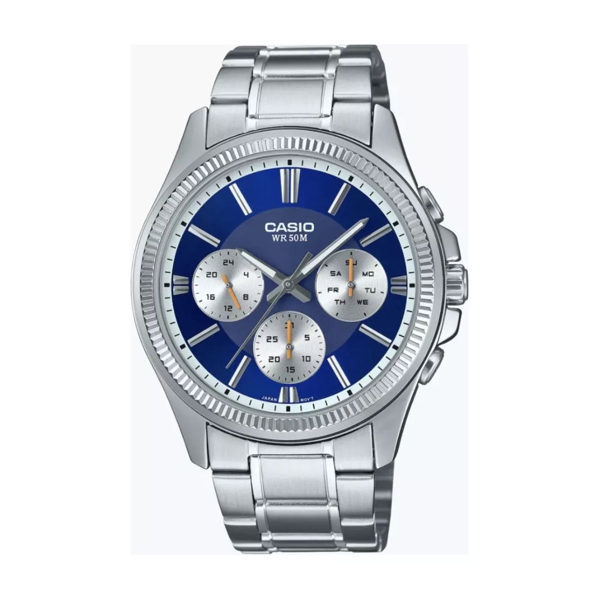 CASIO - Reloj Casio Para Hombre Plateado Mtp-1375d-2a1v