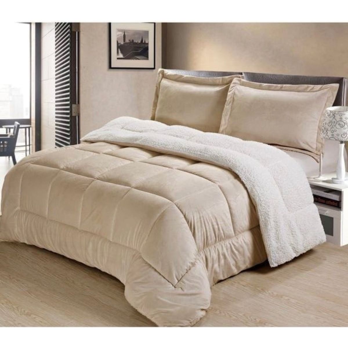 GENERICO - EDREDONES POLAR OVEJERO - CAMA SENCILLA