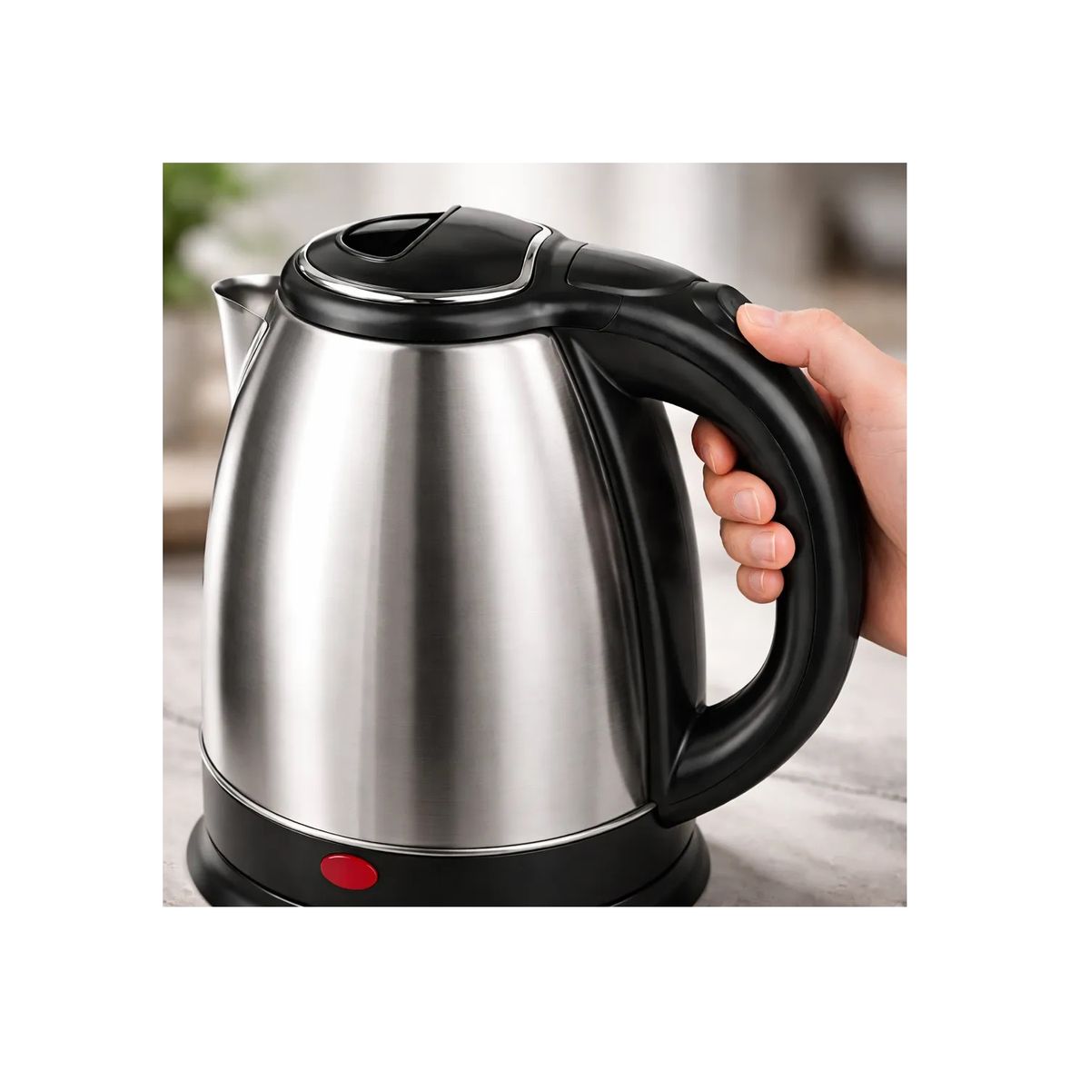 NOBELSOUND - Jarra Hervidora Acero Inoxidable Calentador De Agua 1,8 L