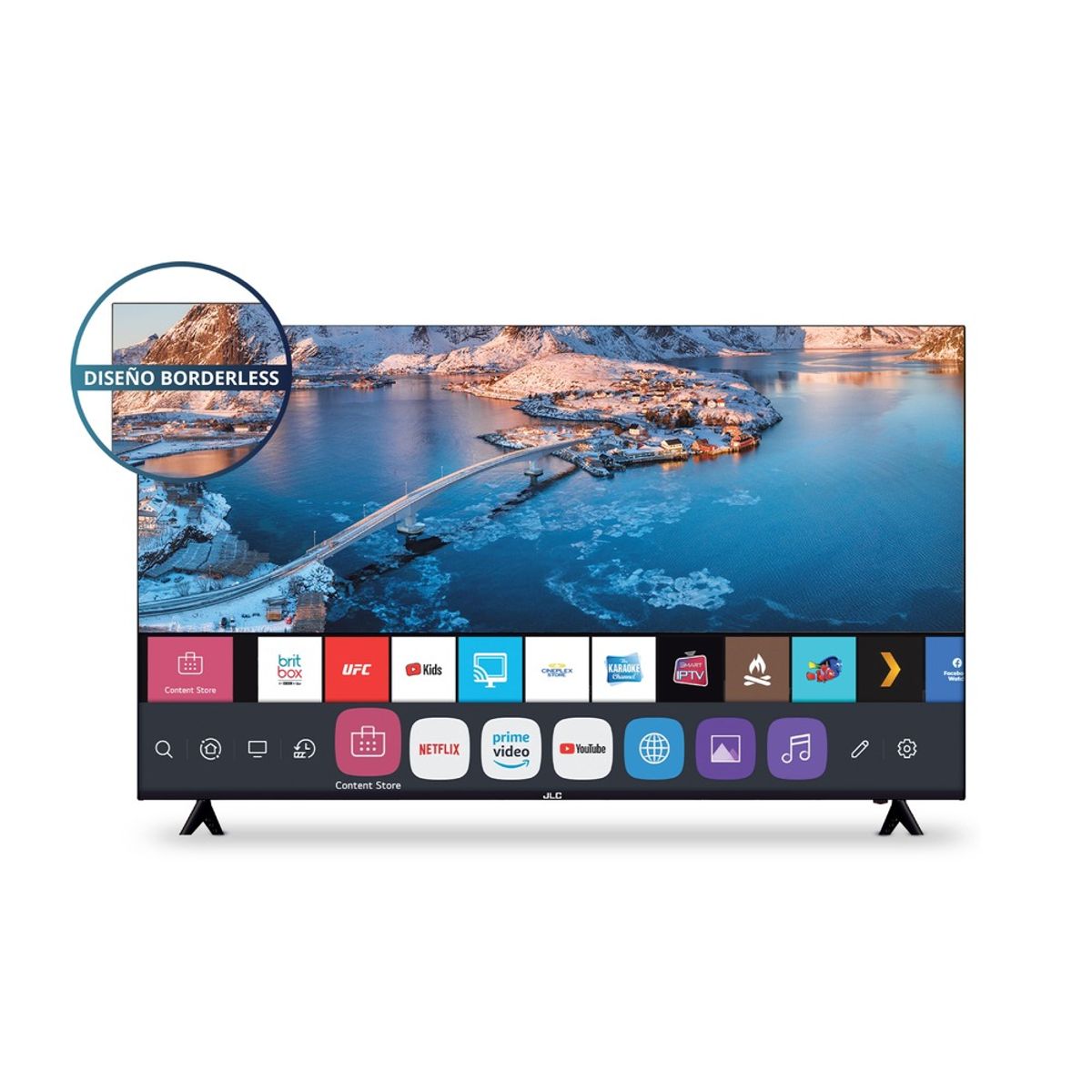 JLC ELECTRONICS - Televisor JLC Smart TV LED 50" Pulgadas 4K UHD WebOS con Magic Remote - Ref. JLC-50A71WSBM
