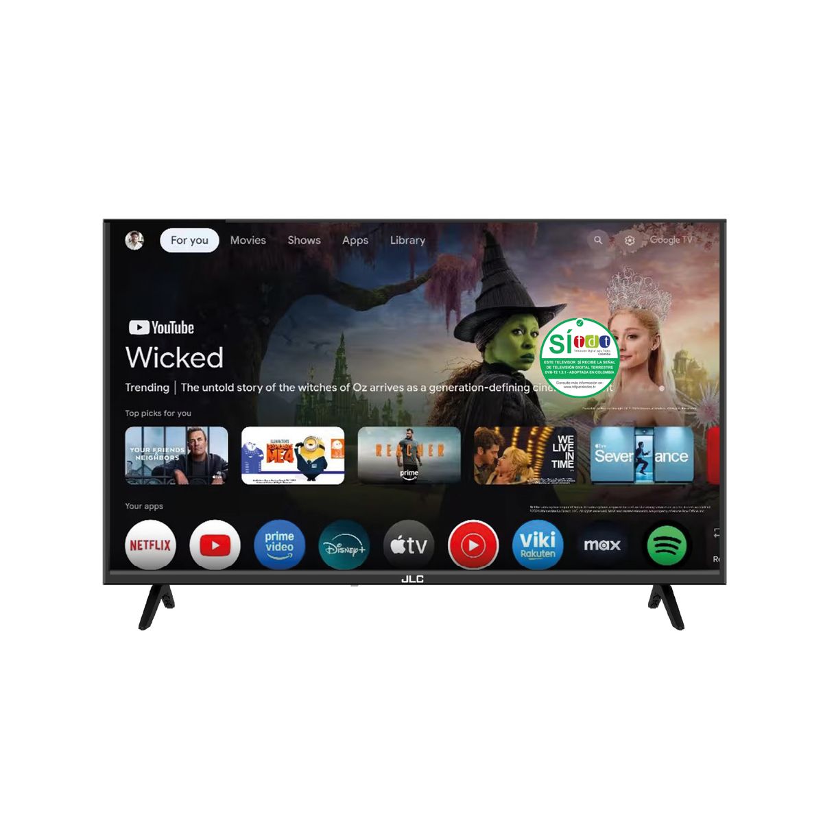 JLC ELECTRONICS - Televisor JLC Smart TV LED 65 Pulgadas 4K UHD Google TV Borderless - Ref. JLC-65A71SGO
